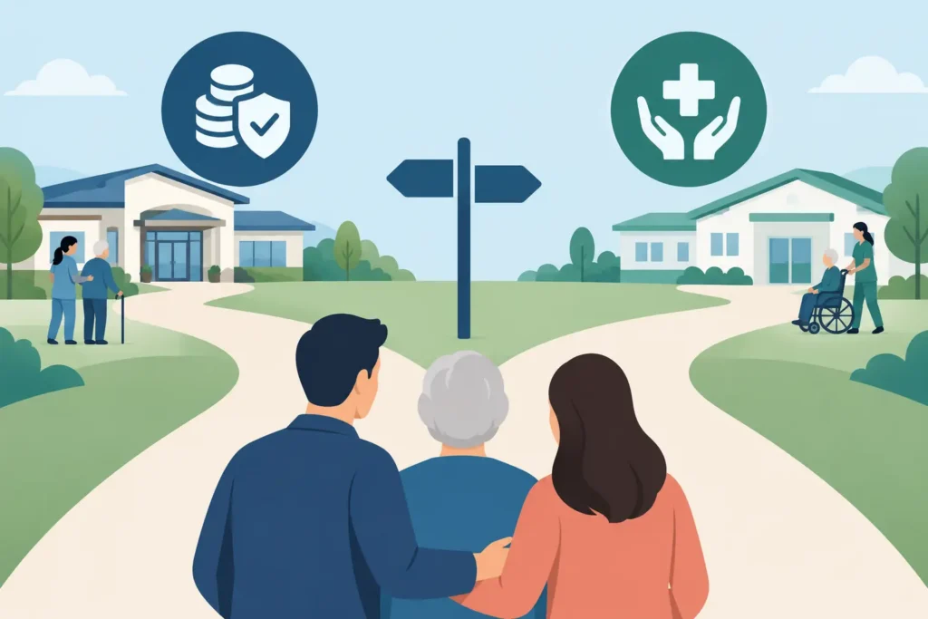 Private Pay Versus Medicaid: The Family Tradeoff